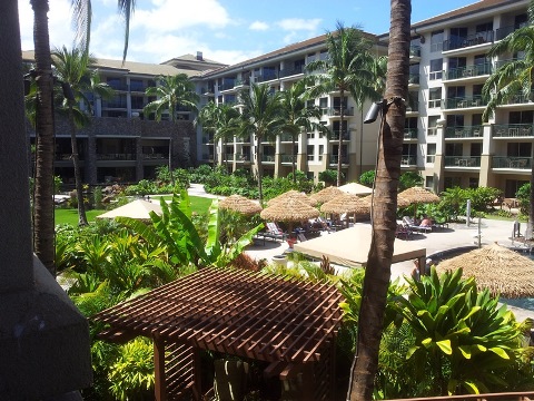 Westin Villas Courtyard - view from our room